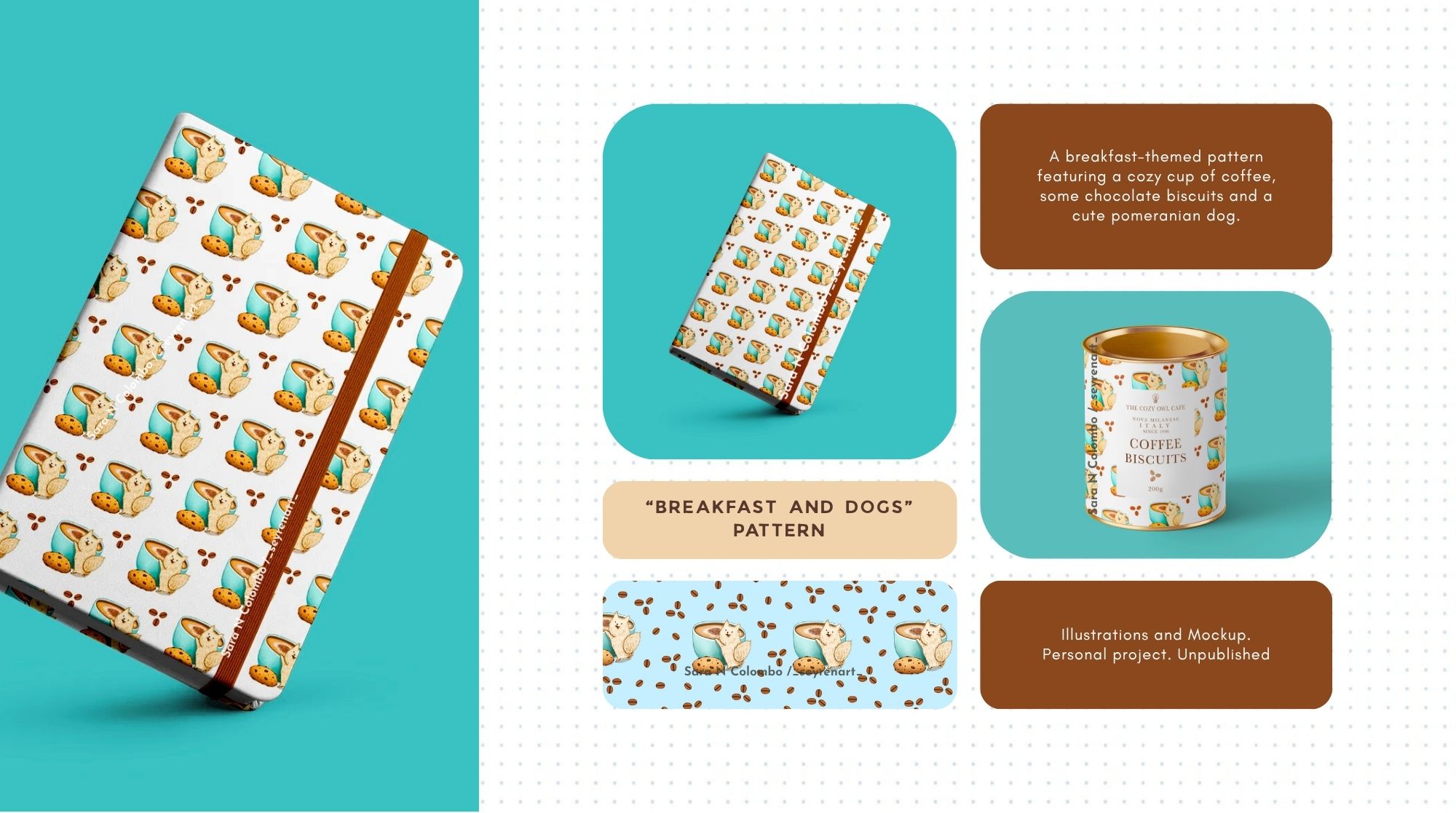 “Breakfast and Dogs” Pattern