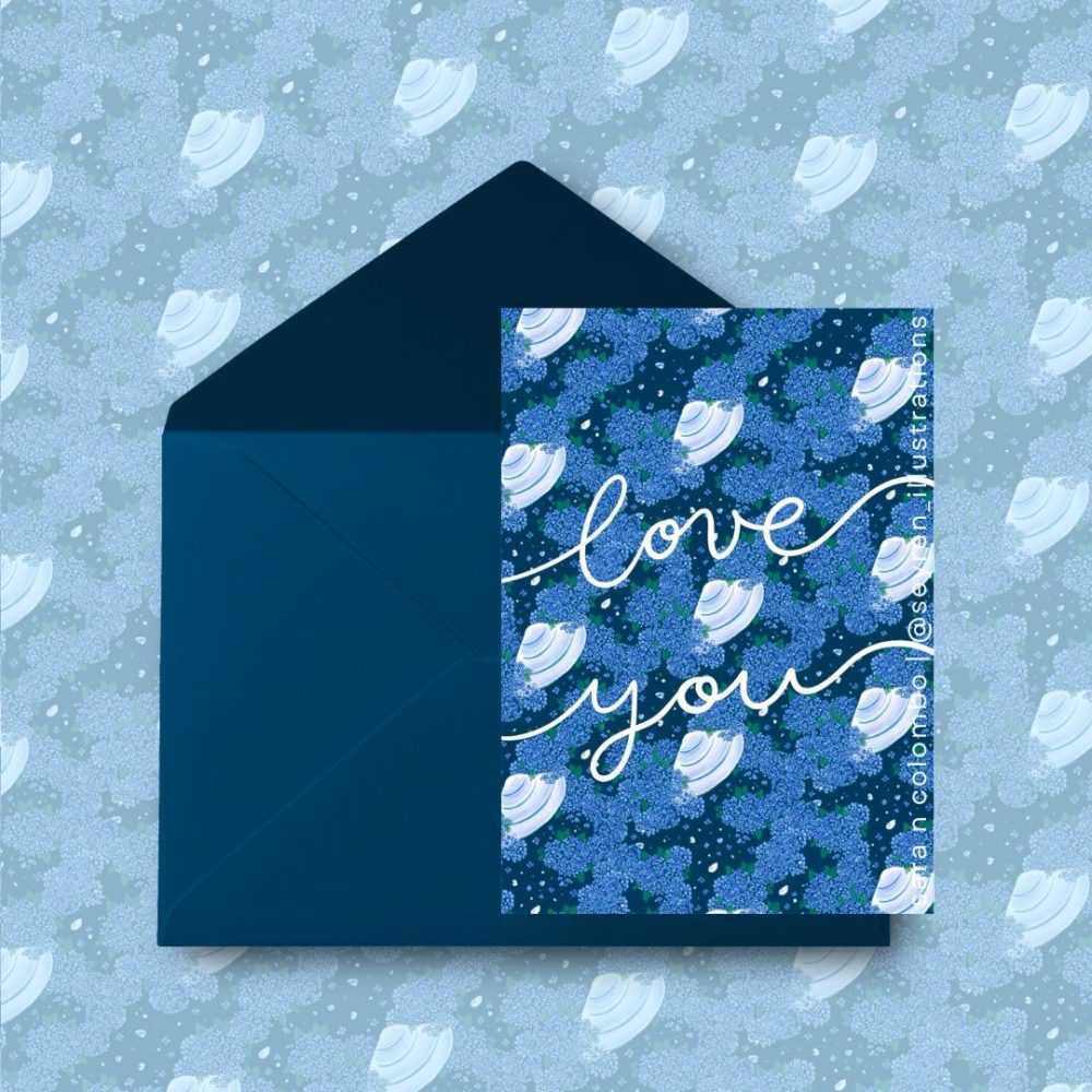 Greeting Card.Sara N Colombo.Illustrated